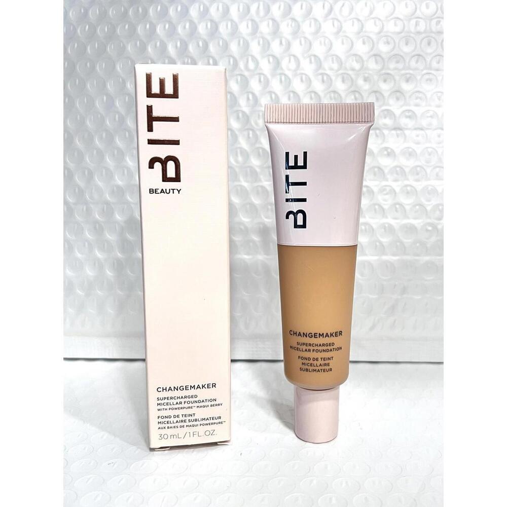 BITE‎ BEAUTY ChangeMaker Micellar Foundation M70 Medium Vegan 100% New In Box